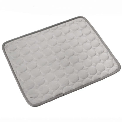 2026 New Cooling Dog Bed, Ice Silk Cooling Mat for Dogs with Ice Silk Fabric, Non-Slip & Machine Washable Design, Summer Comfort Mat for Small to Large Pets, Universal Fit